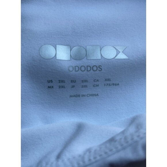 NWT Ododos White 7/8 Leggings with pockets Size 2x - Picture 7 of 10